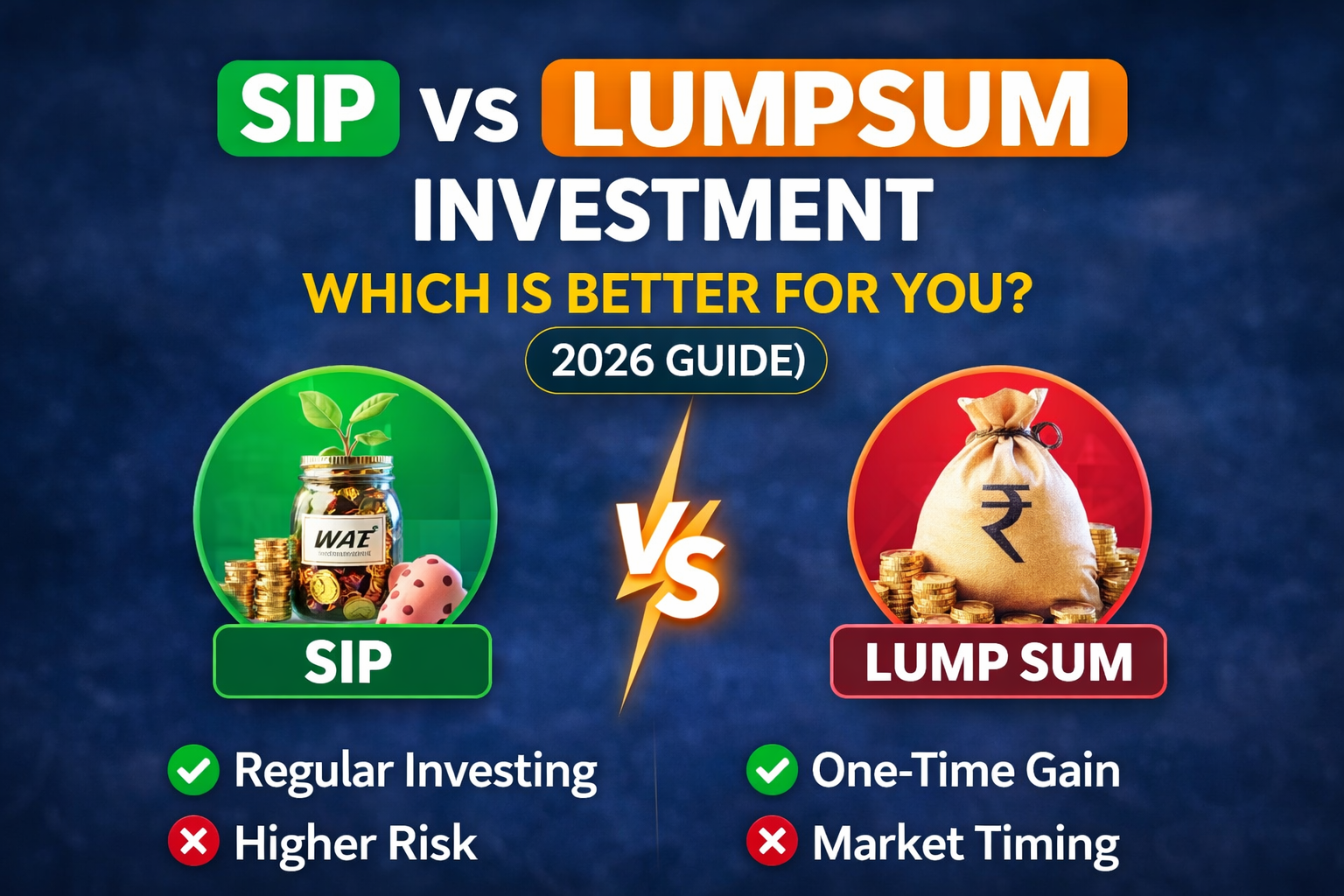 SIP vs Lumpsum Investment – Which Is Better for You? (2026 Guide)