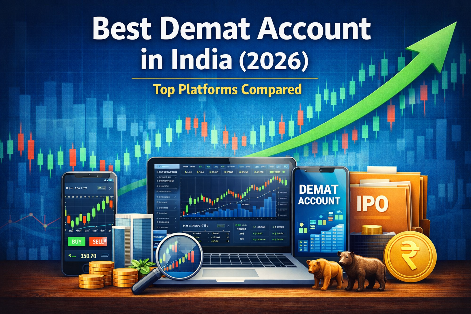 Best Demat Account in India (2026) – Top Platforms Compared