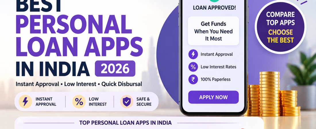 Best Personal Loan Apps in India (2026) – Instant Approval & Low Interest