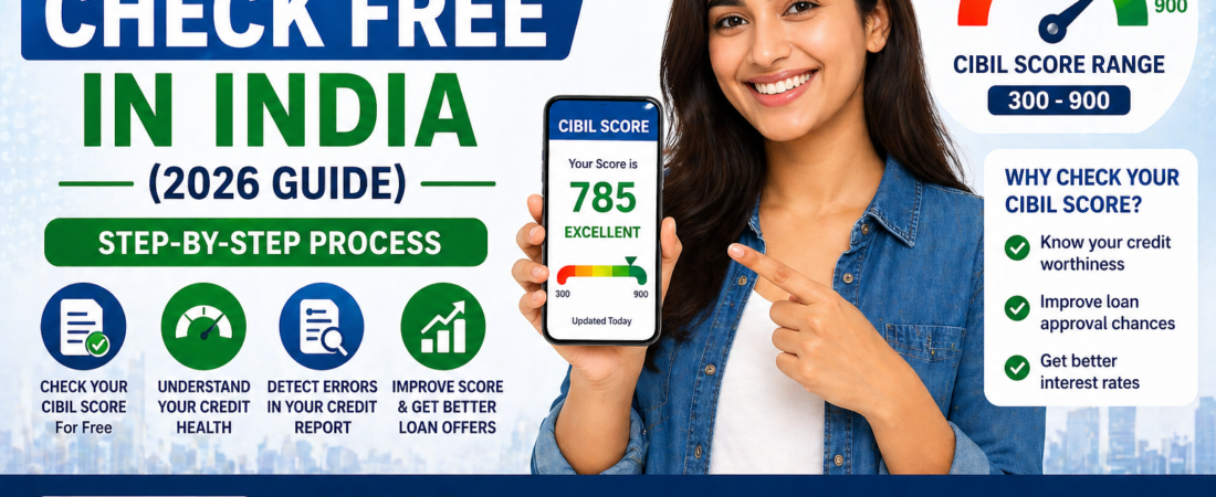 CIBIL Score Check Free in India (2026 Guide) – Step-by-Step Process