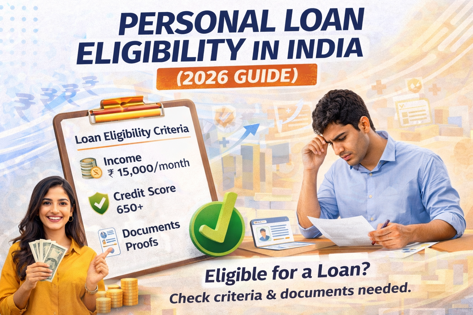 Personal Loan Eligibility in India (2026 Guide) – Check Criteria & Documents