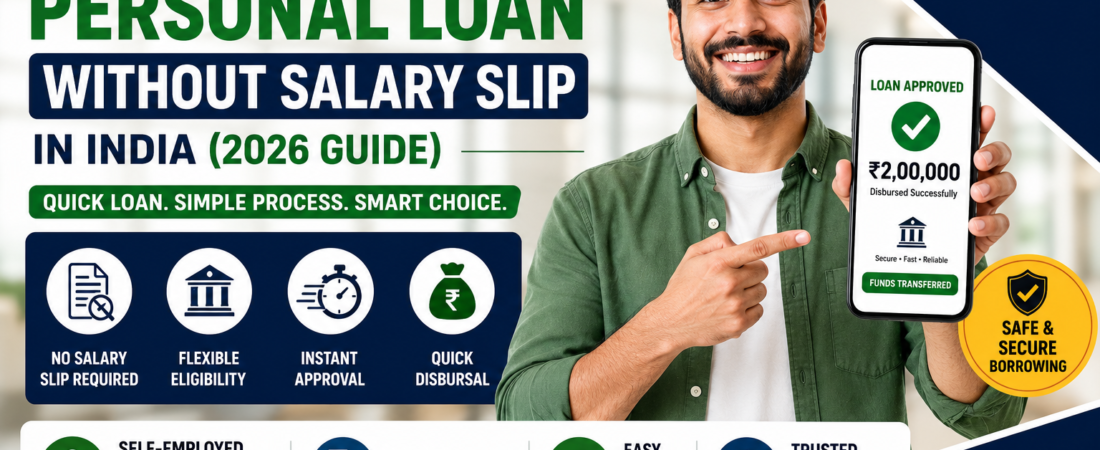Instant Personal Loan Without Salary Slip in India (2026 Guide)