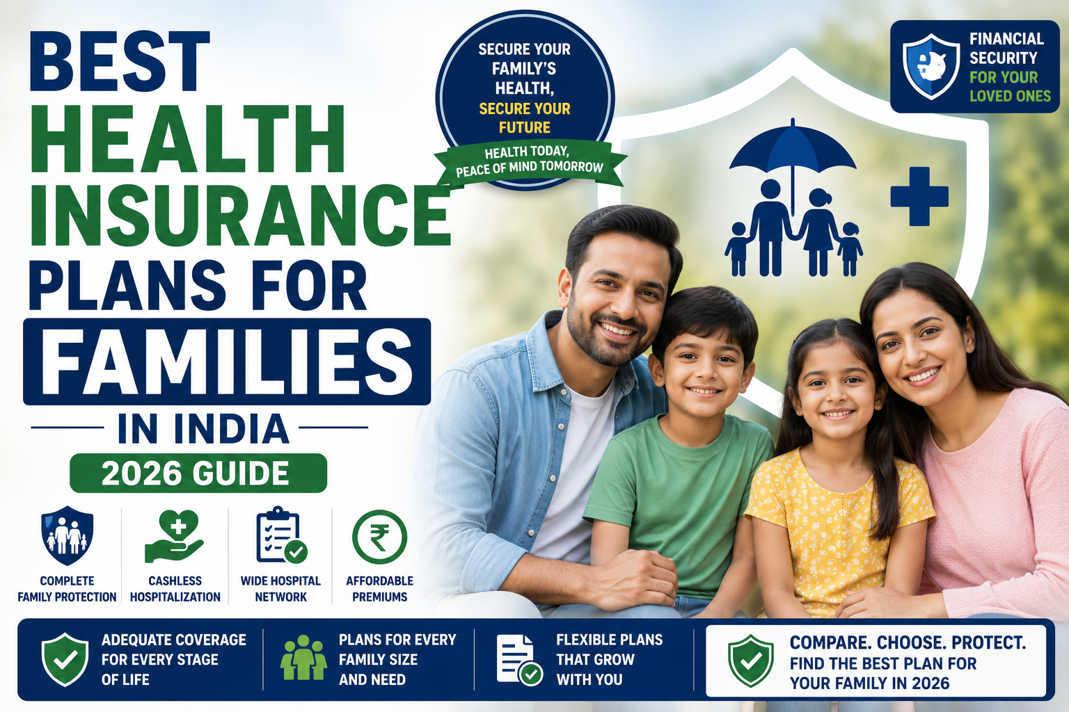 Best Health Insurance Plans for Families in India (2026 Guide)