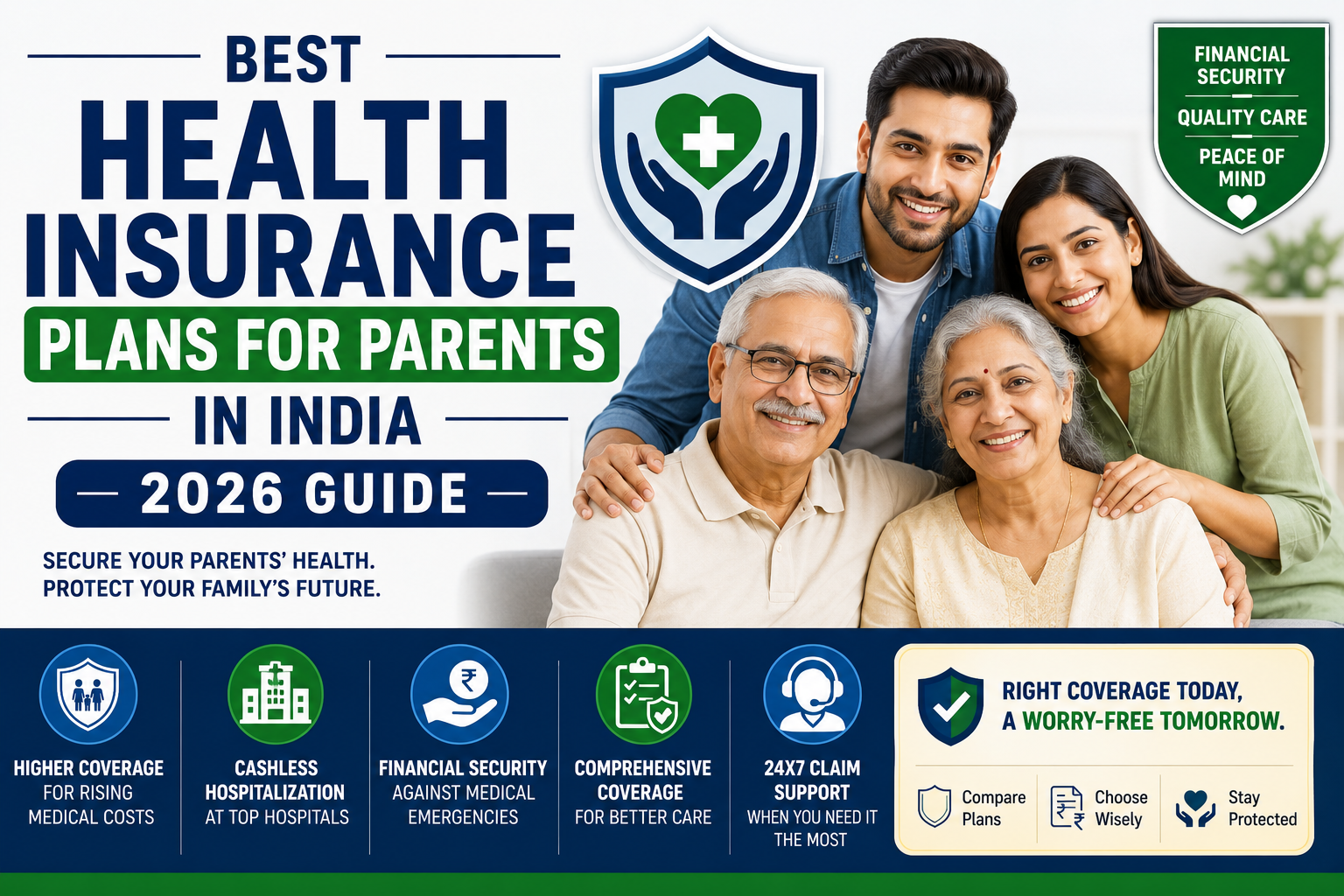 Best Health Insurance Plans for Parents in India (2026 Guide)