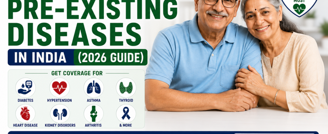 Health Insurance for Pre-Existing Diseases in India (2026 Guide)